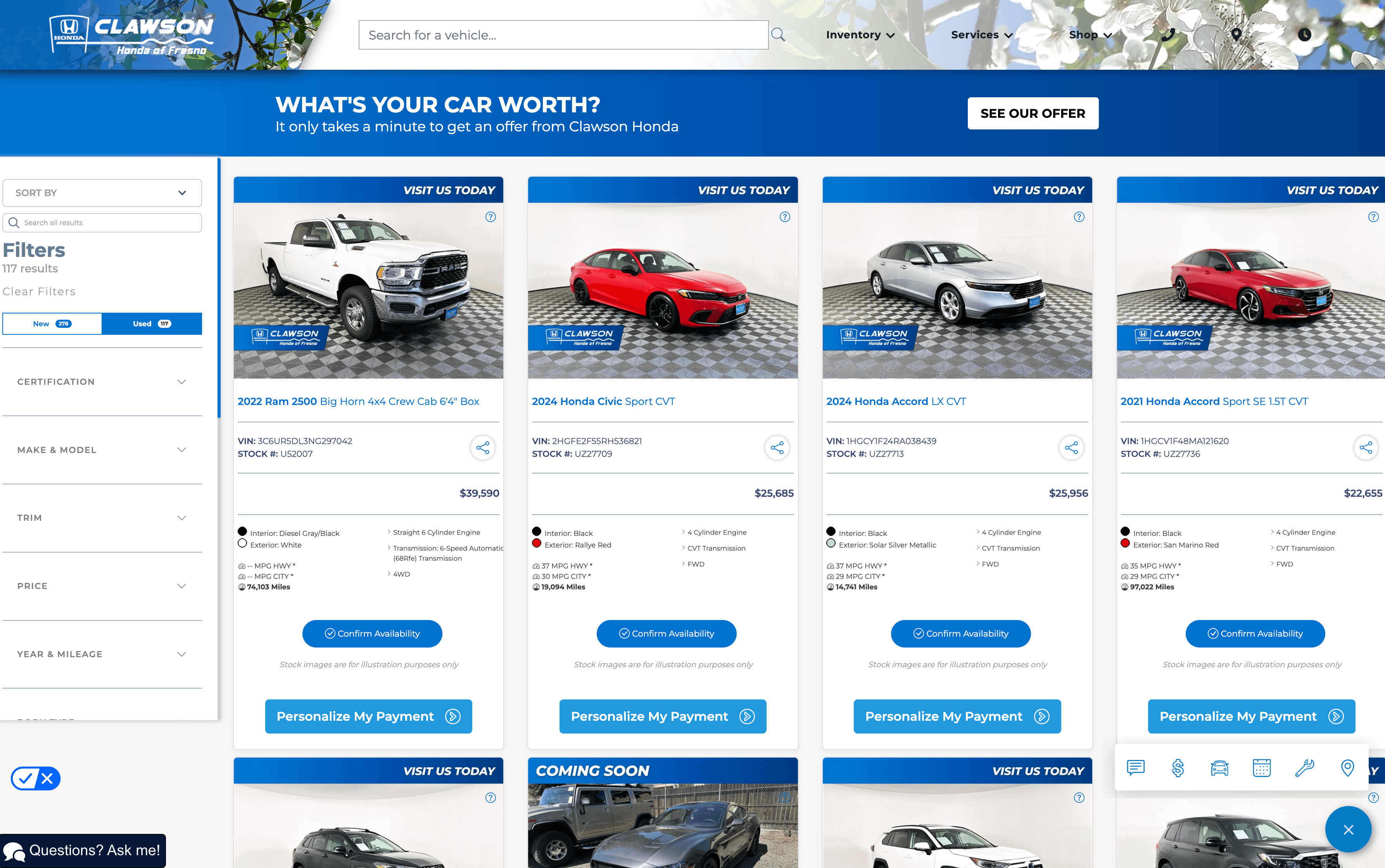 Clawson Honda of Fresno