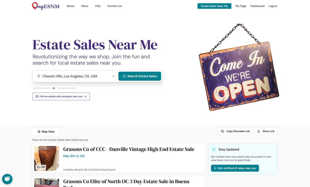 Estate Sales Near Me