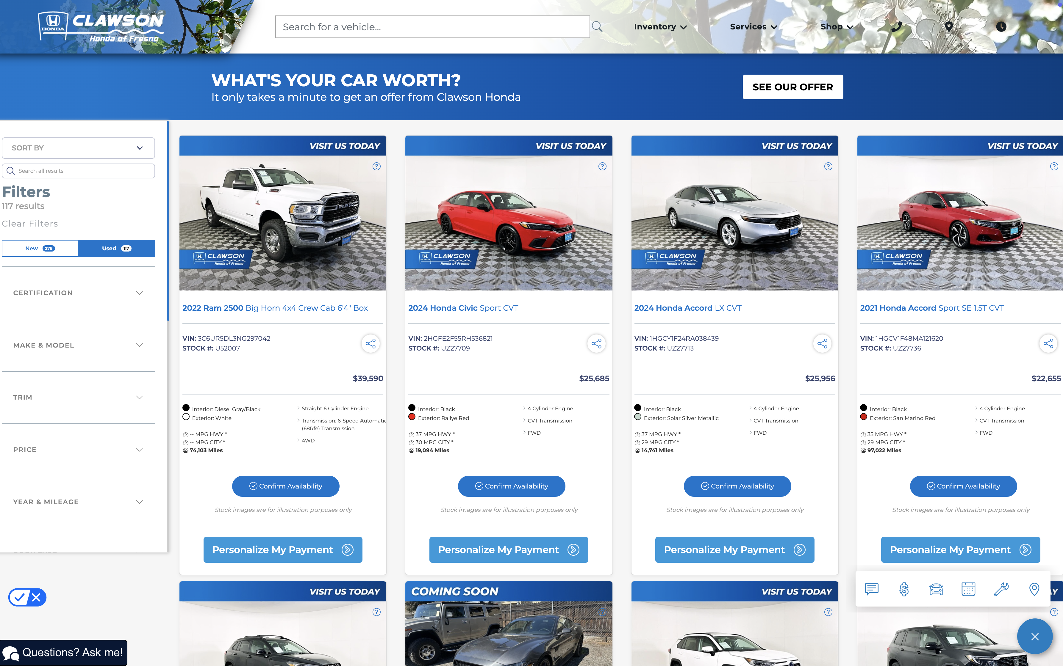 Clawson Honda of Fresno